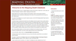 Desktop Screenshot of mappingdeathdb.ie